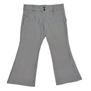 Studio Torrid Houndstooth Bootcut Luxe Ponte Trouser Pants 22S Stretch Classic